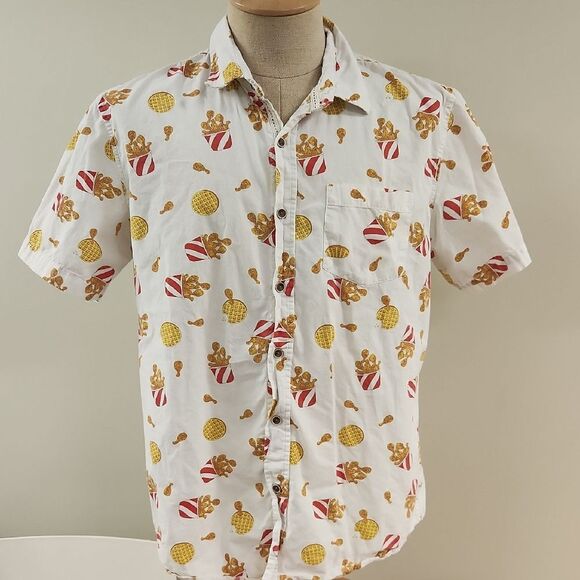 Chicken And Waffles Shirt L - Picture 1 of 4